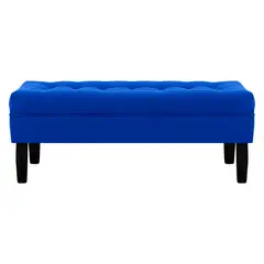 BODEVIR - Banqueta Wood 2C Felpa 00 Azul Rey