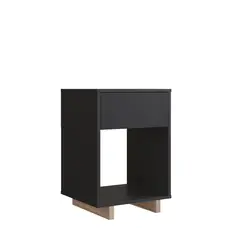 BE DESIGN - Velador 1 Cajon Negro Nomad Emovell