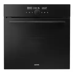 GRONER - Horno Eléctrico Empotrable Gröner Air Fry Black Matte 16F 76L