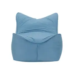 BODEVIR - Pouf Potter 1C Felpa Azul Petroleo
