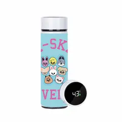 GENERICO - Termo Estampado SKZOO STRAYKIDS MASCOTA 450 ml Indicador Led