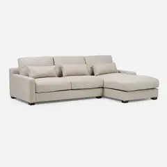 ROSEN - Sofá Seccional Derecho Soroa Small Tela Crudo