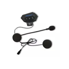 ESHOPANGIE - Audifono Casco Moto Auriculares Bluetooth Lllamada Mp3