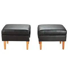 BODEVIR - Set Pouf Provenza Liso 1C PU 04 Negro
