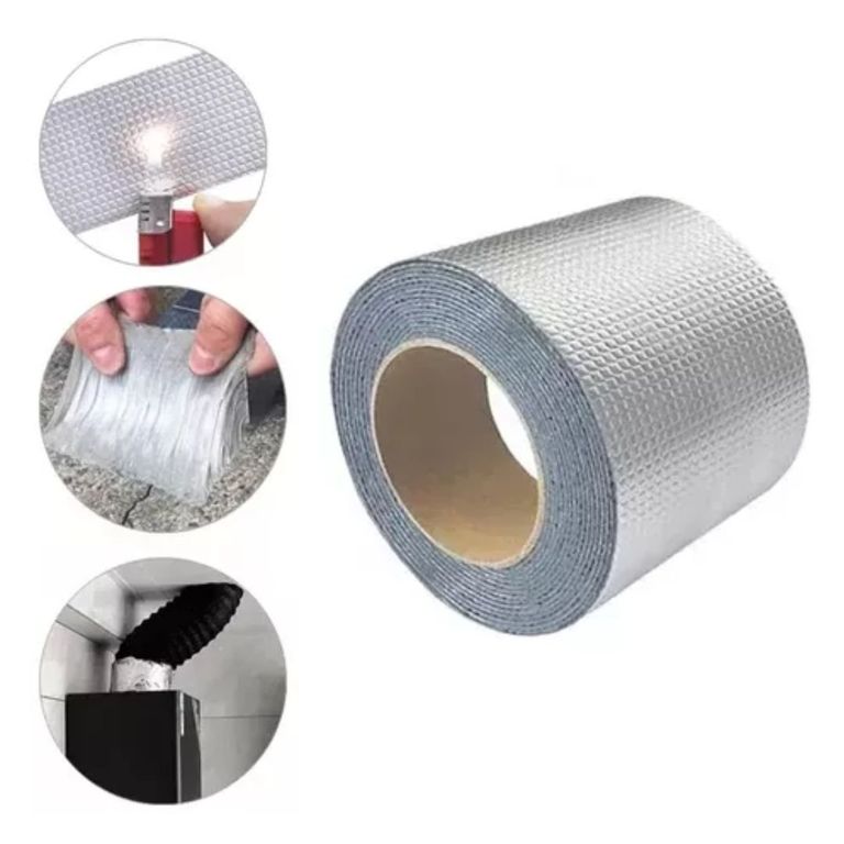 Cinta Sellador Techo Butilo Gotera Impermeable 150mm X 10mts