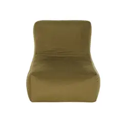 BODEVIR - Pouf Tatto 1C Felpa Verde Musgo