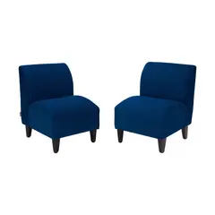 BODEVIR - Set Poltrona Soft Felpa 00 Azul Marino