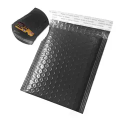 GENERICO - 60 Bolsas De Burbujas Embalaje Polietileno Negro 30X40X4CM
