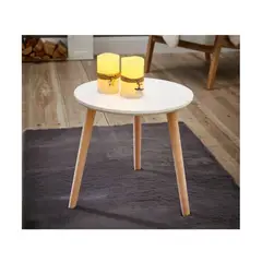 GENERICO - Mesa lateral de madera minimalista