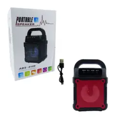 GENERICO - Parlante Recargable Bluetooth De 4” Modelo ABS-4106 Varios Colores