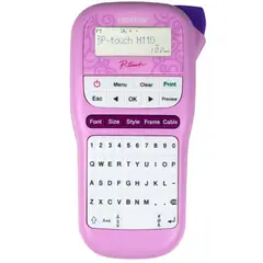 BROTHER - Rotuladora Portátil P-Touch PTH110 Rosada