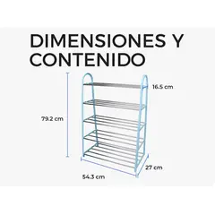 GENERICO - Rack Zapatero Organizador Calzados 10 Pares Agregar a favoritos