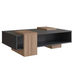 BE DESIGN - MESA DE CENTRO NEGRO CASTAÑO SENSE EMOVELL