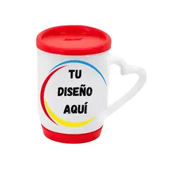 GENERICO - Tazón Taza Base Y Tapa Silicona Personalizado Regalo Foto
