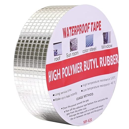 Cinta Aislante Impermeable Sellador Butilo 10 Metros X 5CM