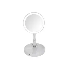 GENERICO - Espejo con Luz LED para Maquillaje Plegable y Aumento X10