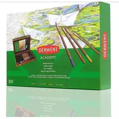 DERWENT - Lápices Academy Caja Madera 35 piezas