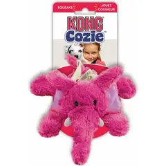 KONG - Juguete Para Perro Cozie Squeaks Talla M Elefante