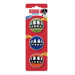KONG - Pelotas Para Perros Grinz By Rogz Ball X3 Talla M 63cm