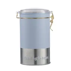 ADAGIO TEAS - Tarro Grande Pastel Azul Almacenador de Té 8 Oz