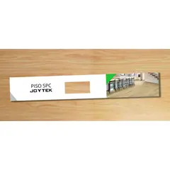 JOYTEK - Piso Vinílico SPC 5 mm Arce Natural 123x18 cm 225 m2 1 Caja 10 Uni