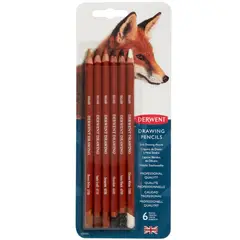 DERWENT - Set 6 Lápices de Colores Drawing