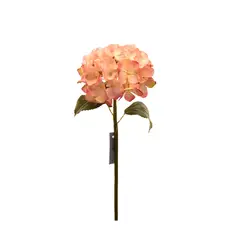 VADELL - Flor de Hortensia artificial color rosado de 52 cm