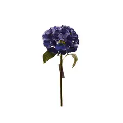 VADELL - Flor de Hortensia artificial color azul de 52 cm