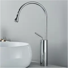 BLUEDREAMER - Grifos de baño de arco alto grifos de lavabo monomando