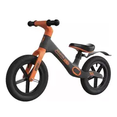 GENERICO - Bicicleta Equilibrio Color Naranjo Aro 10 Correpasillos Ajustable Niños