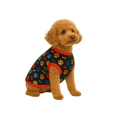 GENERICO - Capa de polar para perro talla M 35 CM poodle, Shih Tzu - Negro - M