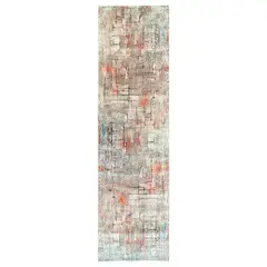 BAZHARS - Alfombra Pasillo 060x266cm Moderna Intrigue 0548