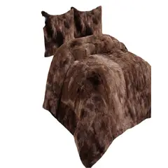 GENERICO - PLUMON PELUDO PLAZA Y MEDIA CAFÉ JASPEADO