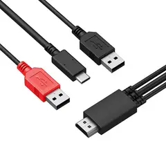 XP-PEN - Cable 3 en 1 para Artist12 Pro