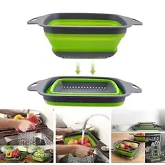 GENERICO - Cestas de lavado flexibles y plegables con tapon