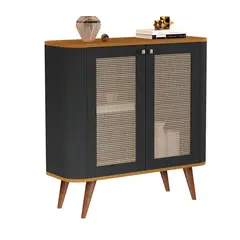 BE DESIGN - BUFFET NEON NEGRO CARAMELO