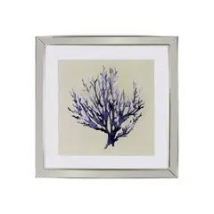 RONDA - Cuadro Lamina Coral Azul 50x50 cm