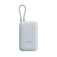 XIAOMI - Power Bank 10000mAh Cable Integrado Azul