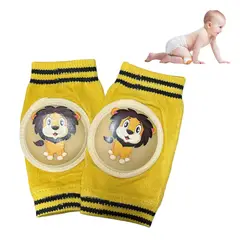 GENERICO - Rodilleras Gateo Bebé Antideslizante Amarillo Diseño