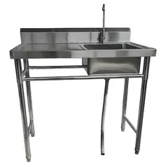 PROCHEF - Lavafondos Acero Inox. 100x60x90 cm. Secador izquierdo