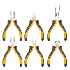 INGCO - Set De Alicates 6 Piezas 115Mm/4,5" Ss Hmps06115