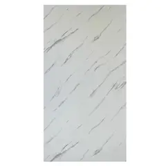 DOER - Lamina De Pvc Estilo Mármol Para Pared 122 Cm X 244 Cm 008 Gris Claro Wave