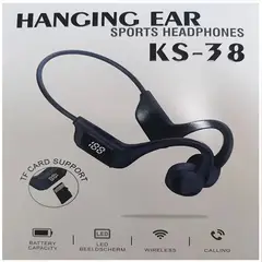 GENERICO - Audífonos inalámbricos Bluetooth Open-Ear Bone Conduction IPX-5 KS38