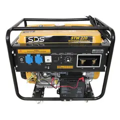 SDS POWER - Motosoldadora Gasolina 220amp 50kw Stw220