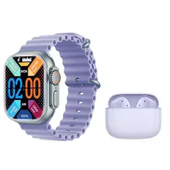 HONOR - Audífonos X7e Tws-Morado y Reloj Inteligente Toumi S8-P