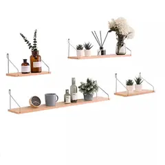 OFERTABKN - Estantes Flotantes De Pared Para Dormitorio Cocina Baño 4pcs