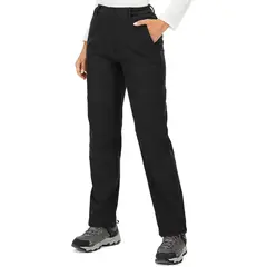 BLUE MOUNTAIN - Pantalón Softshell Mujer Termico Impermeable Con Micropolar