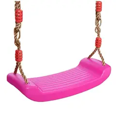 GENERICO - Columpio Rosado Ajustable Portátil Para Niños Asiento Giratorio