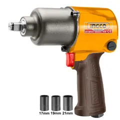 INGCO - Pistola De Impacto Industrial Neumatica 1/2" 610Nm Aiw12562
