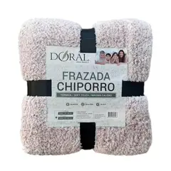 DORAL - Frazada Chiporro 15 Plazas Sof Touch Rosa